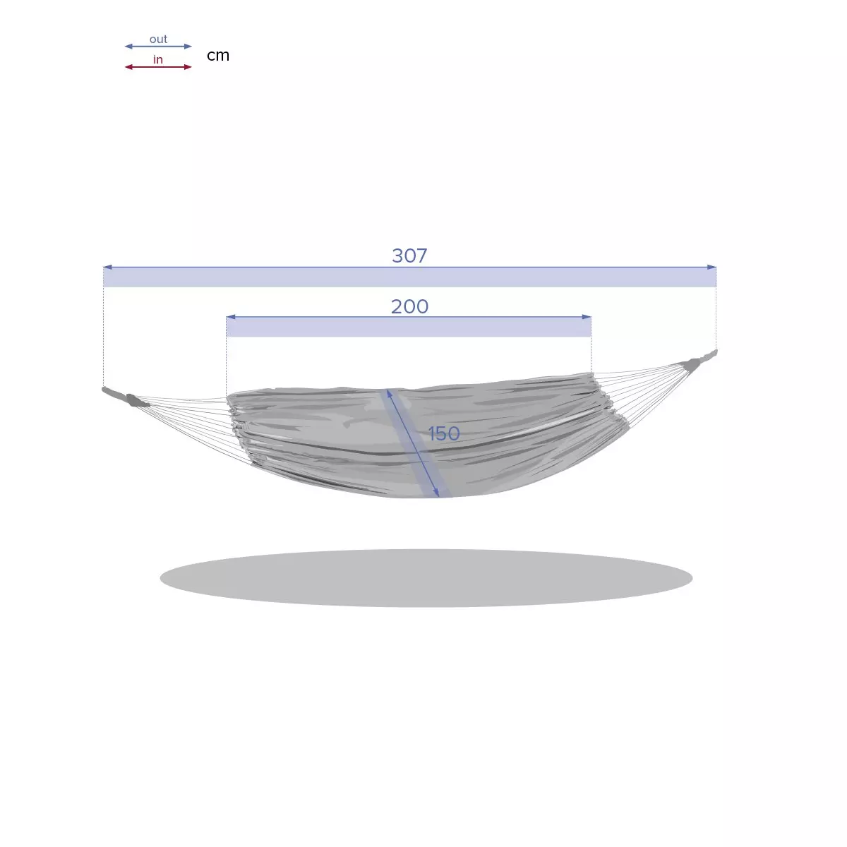 Toile de hamac Yaqui - Curry 5