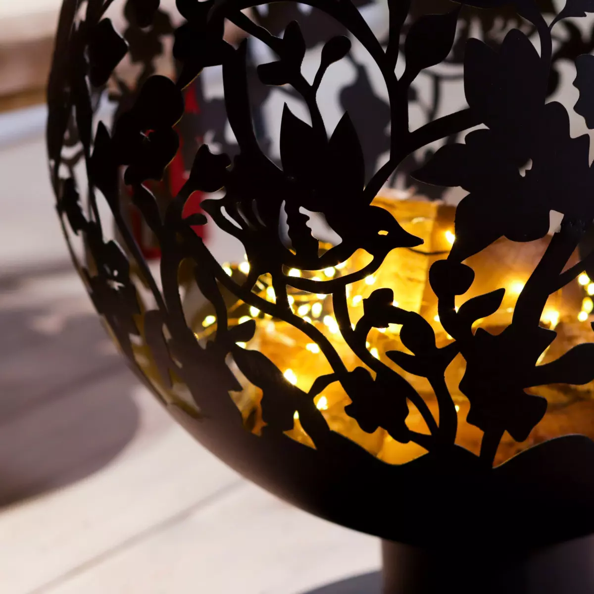 Cheminée brasero ajourée Noir 2