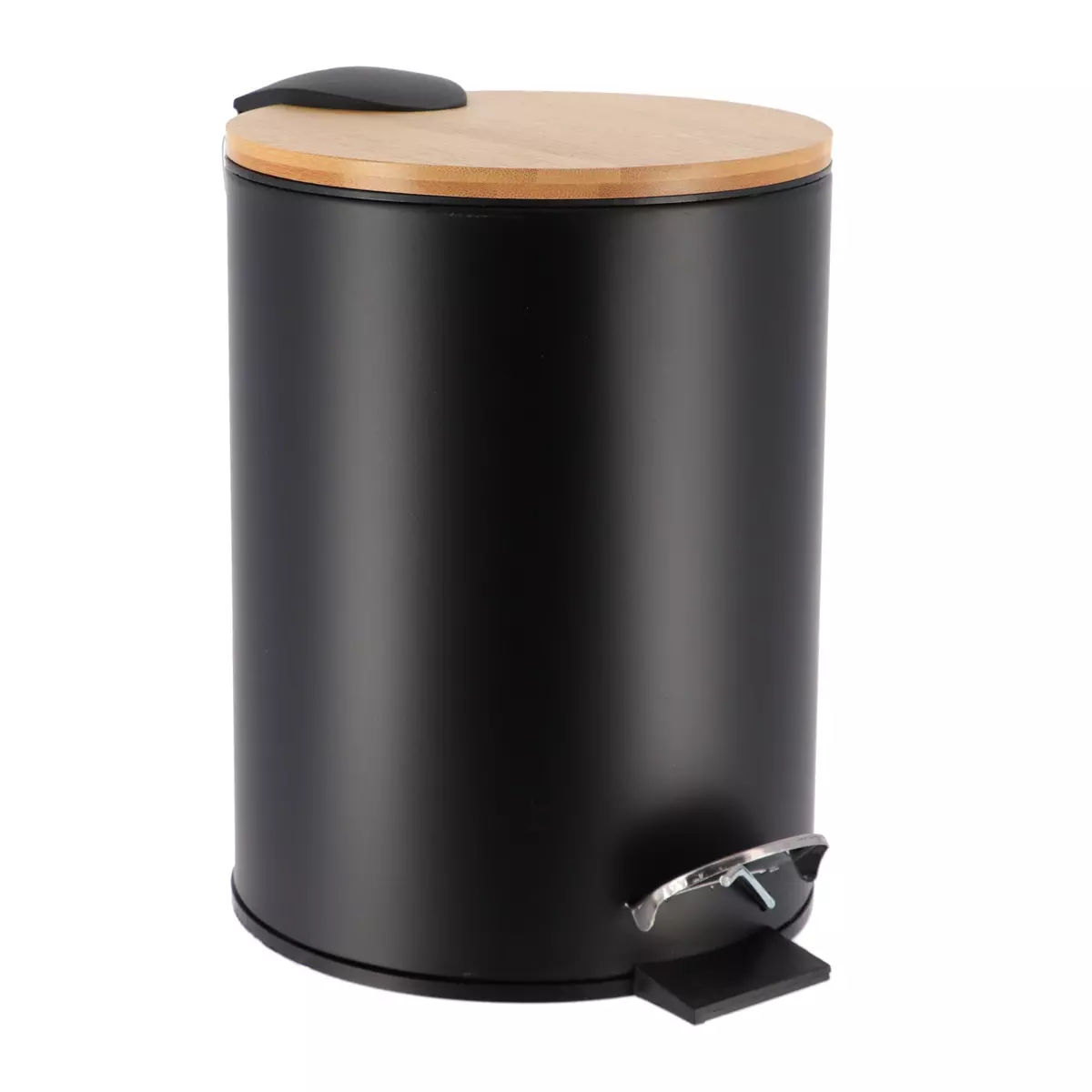 Treteimer mit Absenkautomatik  Timeless Schwarz 1