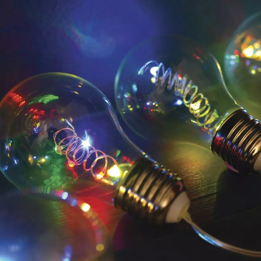 Ghirlanda luminosa Lampadina  Multicolore 10 LED 1