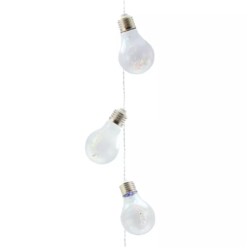 Guirlande lumineuse Ampoule  Multicolore 10 LED 127