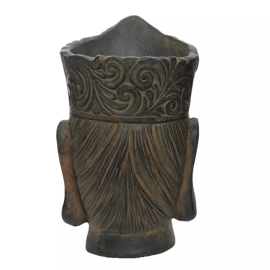 Cache-Pot Bouddha Sage Brun 2