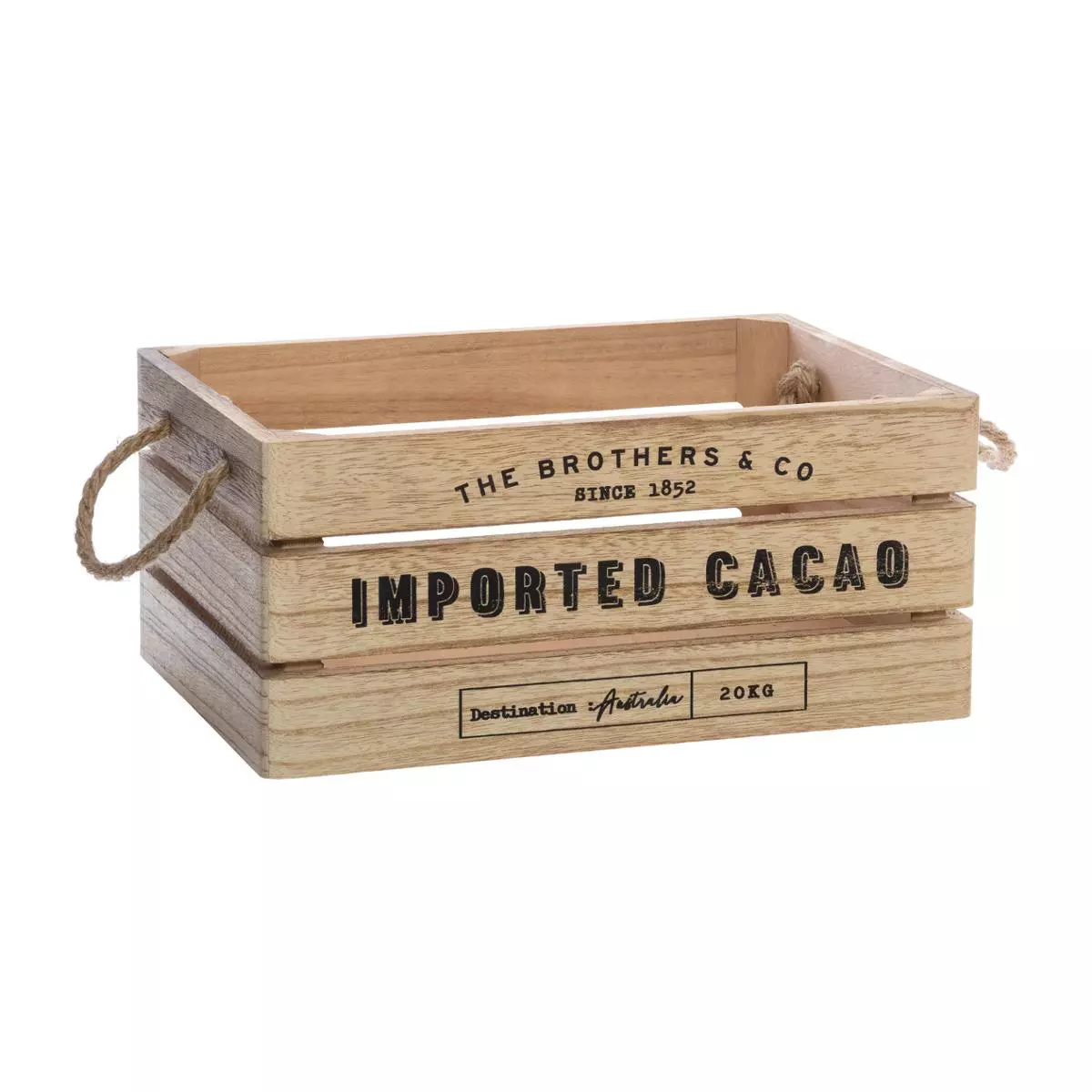 Lote de 3 cajas de madera Colonial Beige 3