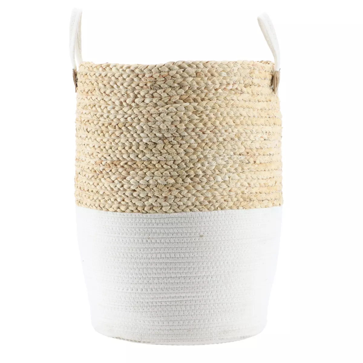Juego de 3 cestas para ropa Cocon Blanco 2