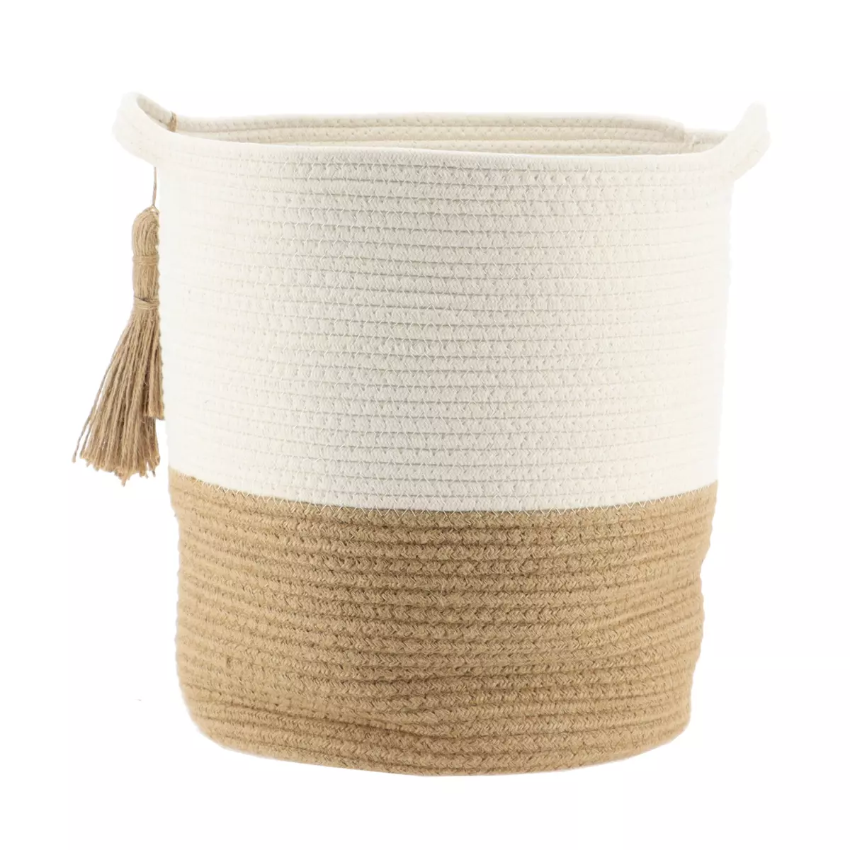 Set van 3 wasmanden (H47 cm) Pompons Camel