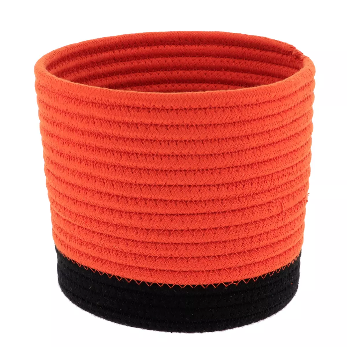 3er Set Körbe Black Line Korallenrot/Schwarz 3