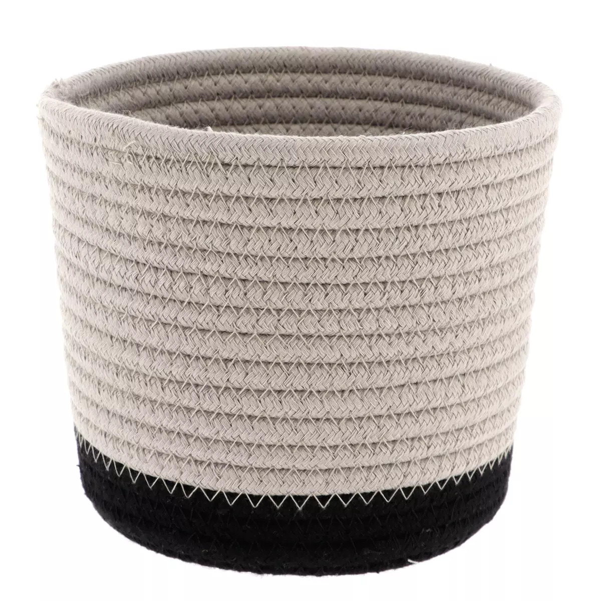 3er Set Körbe Black Line Taupe/Schwarz 3