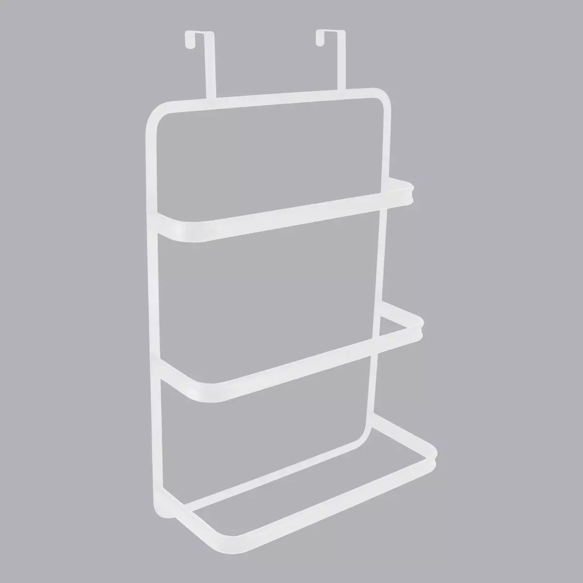 Porta asciugamani con 3 sbarre Metallo Bianco 1