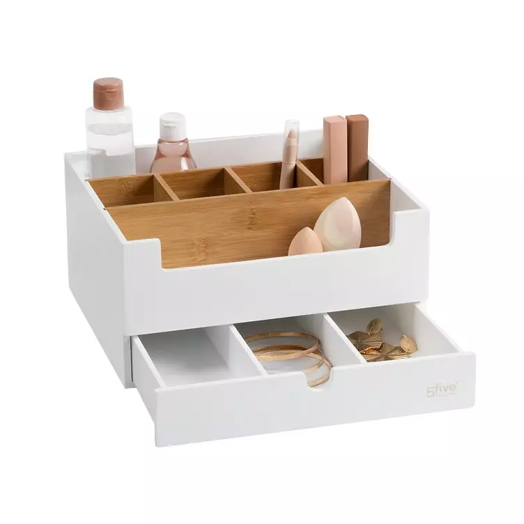 Organisateur de maquillage 1 tiroir Natureo Blanc 1