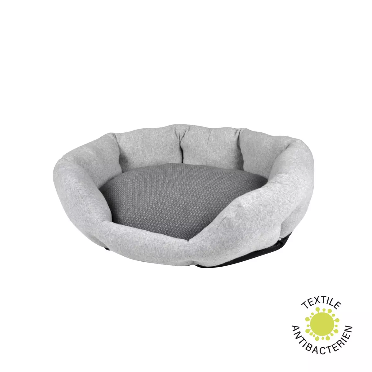 Mand ovaal (hond & kat) Graphène L55 cm Grijs 2