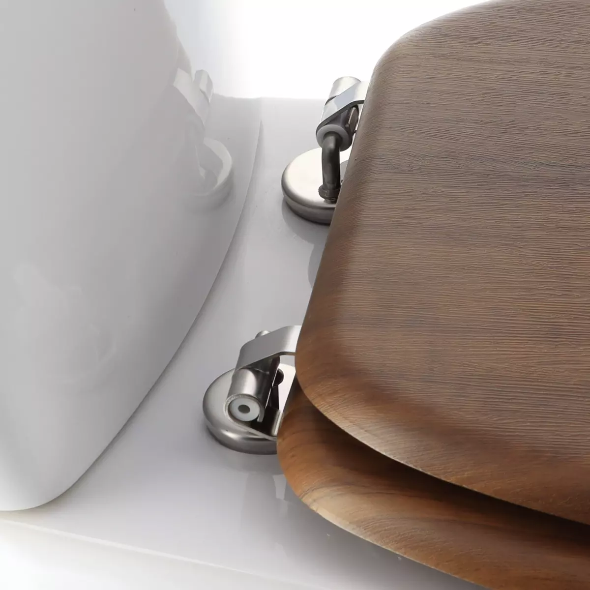 Abattant WC imitation Bois Marron 3