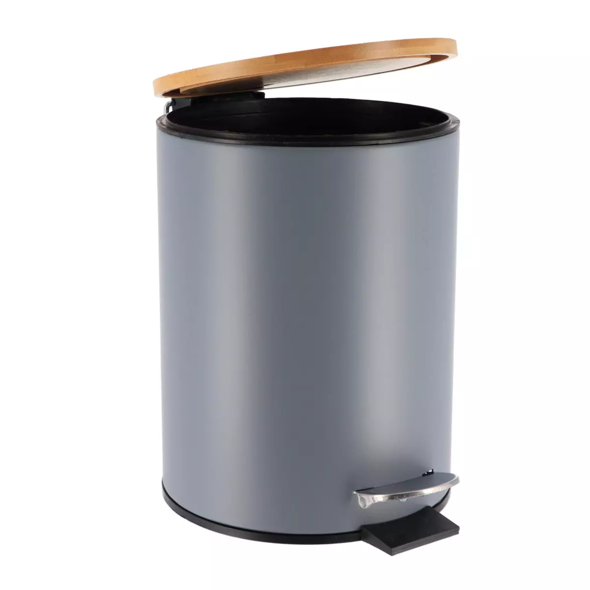 Treteimer mit Absenkautomatik  Timeless Grau 2