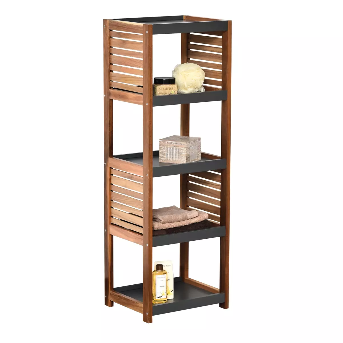 Mueble 5 estantes Elément Acacia 1