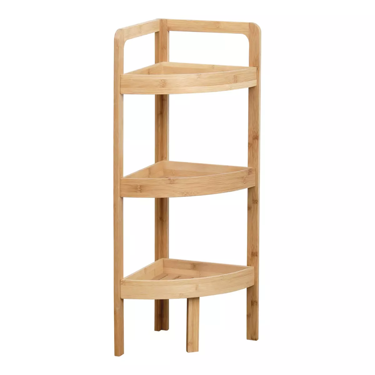 Eckregal 3 Ebenen Anako Naturfarben 1