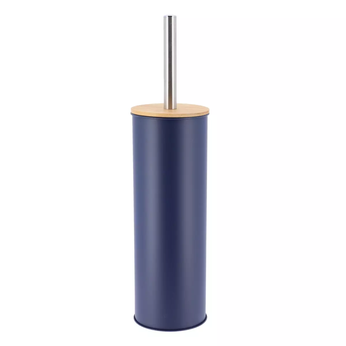Blauwe tijdloze WC-borstel