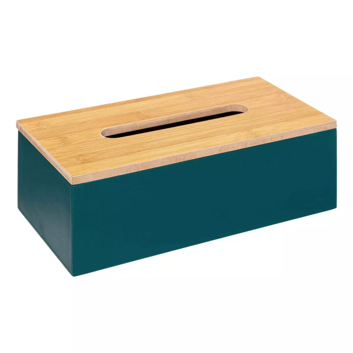 Papiertuchbox Modern Petrolblau 1