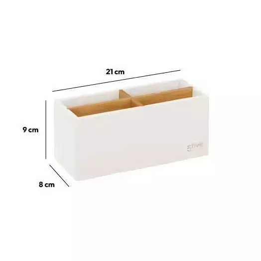 Organizer 4-Fächer Natureo Weiß 4