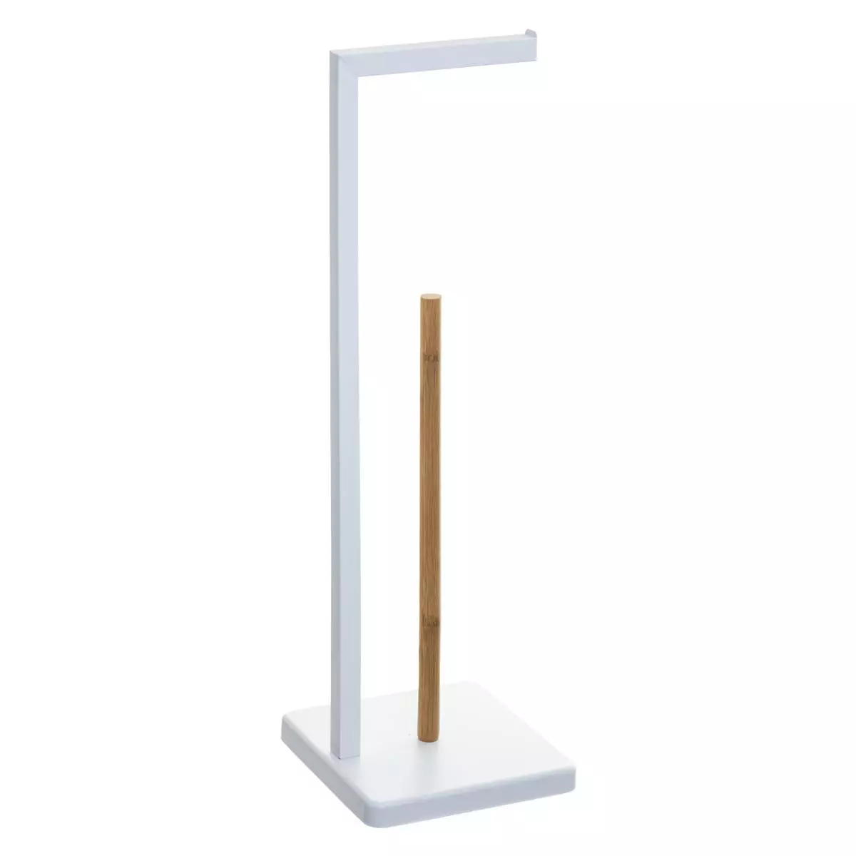 Dérouleur et Réserve papier toilette Natureo Blanc 1