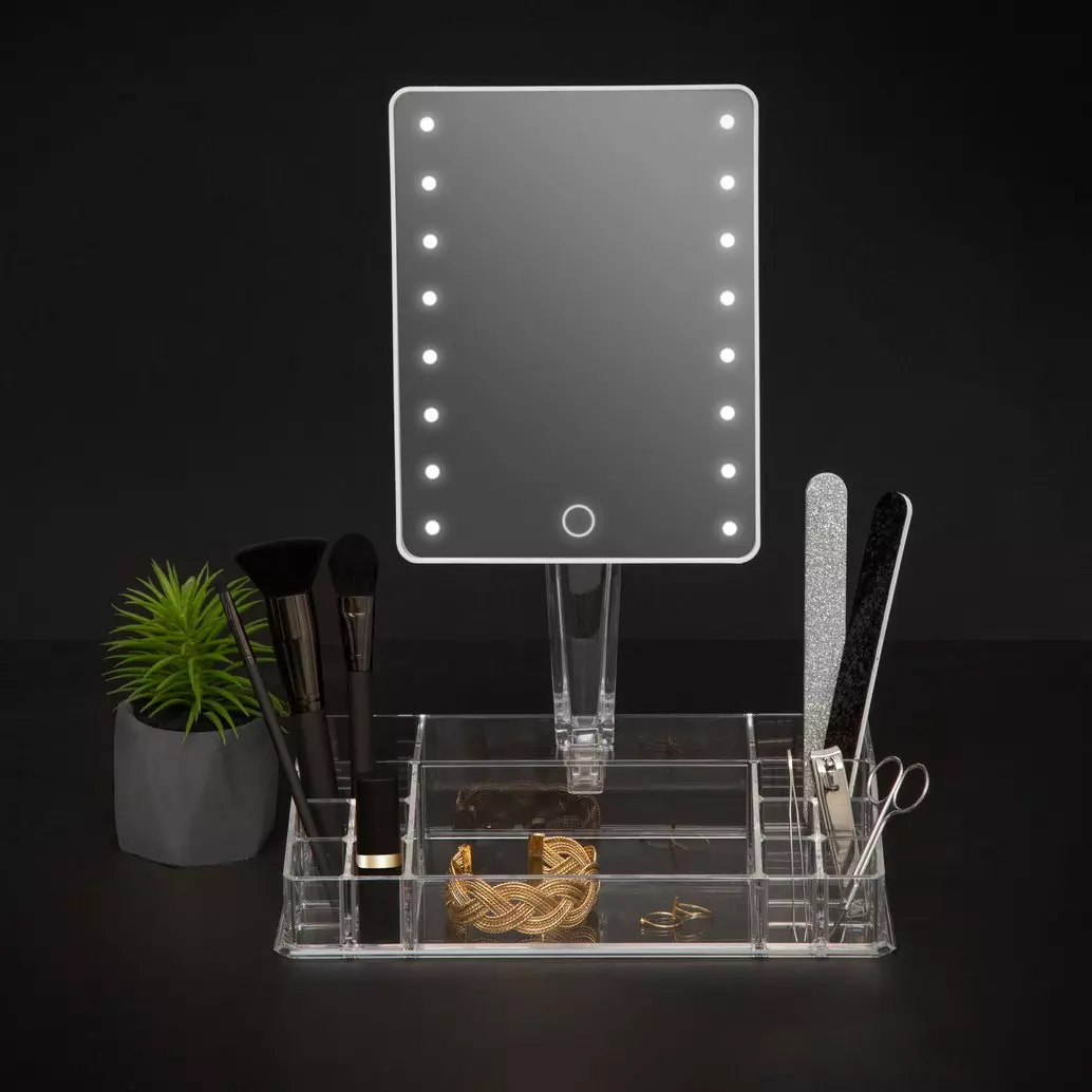 Espejo y organizador LED Selena 2