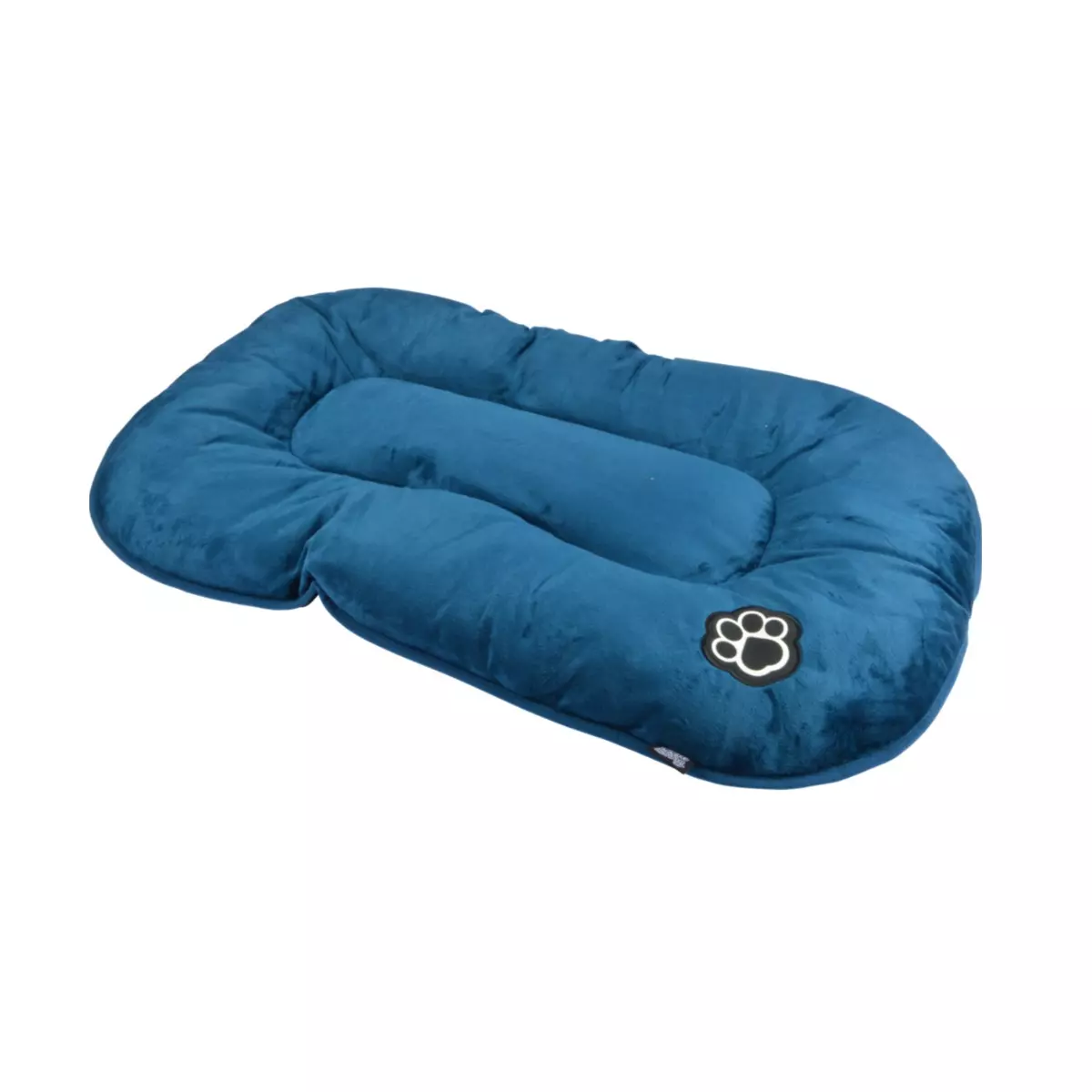 Matelas flocon réversible pour chat et chien Patchy L69 cm Bleu/Charbon 1