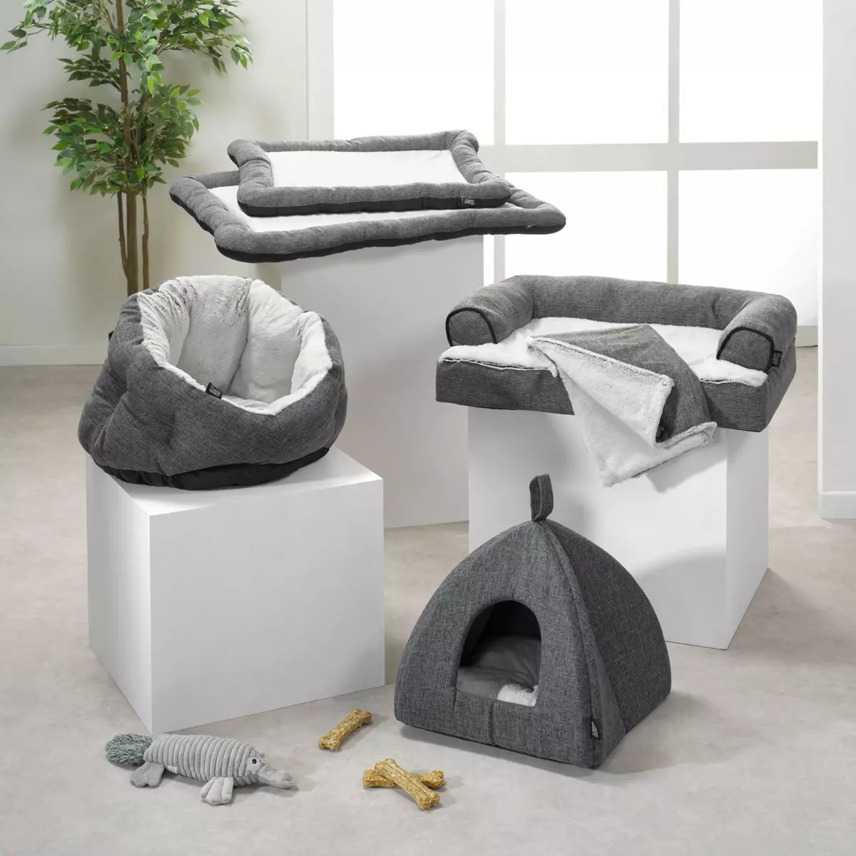 Hundematratze Cocoon L70 cm Anthrazitgrau 2