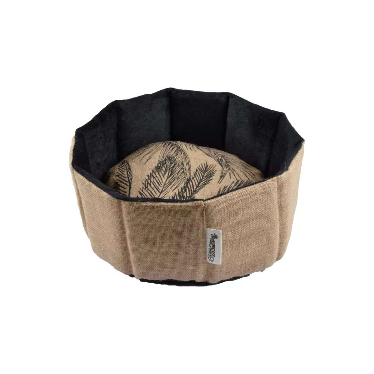 Mand rond (hond & kat) Bahia D50 cm Zwart 1