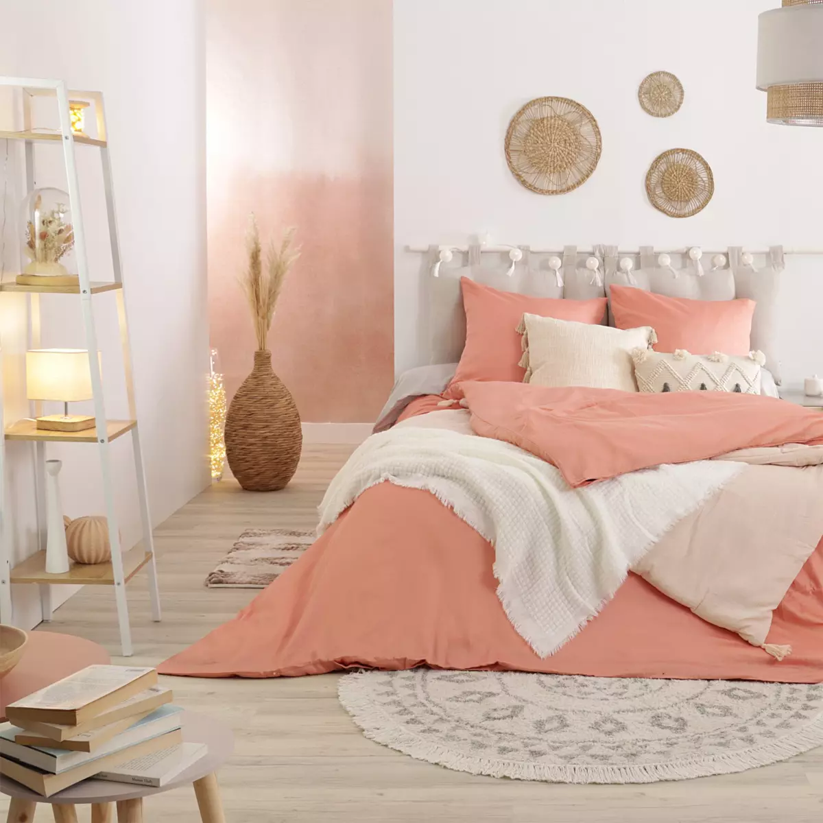 3er Set Wandobjekte aus Schilfrohr Seagrass Naturfarben 3