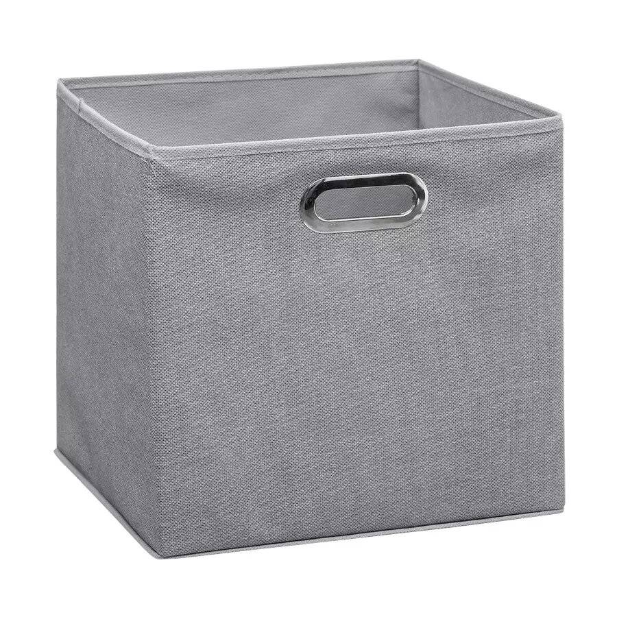 Panier de rangement (31 x 31 cm) Helena Gris clair 1