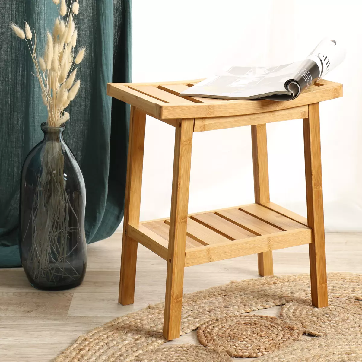 Tabouret de rangement Harmony Marron 1