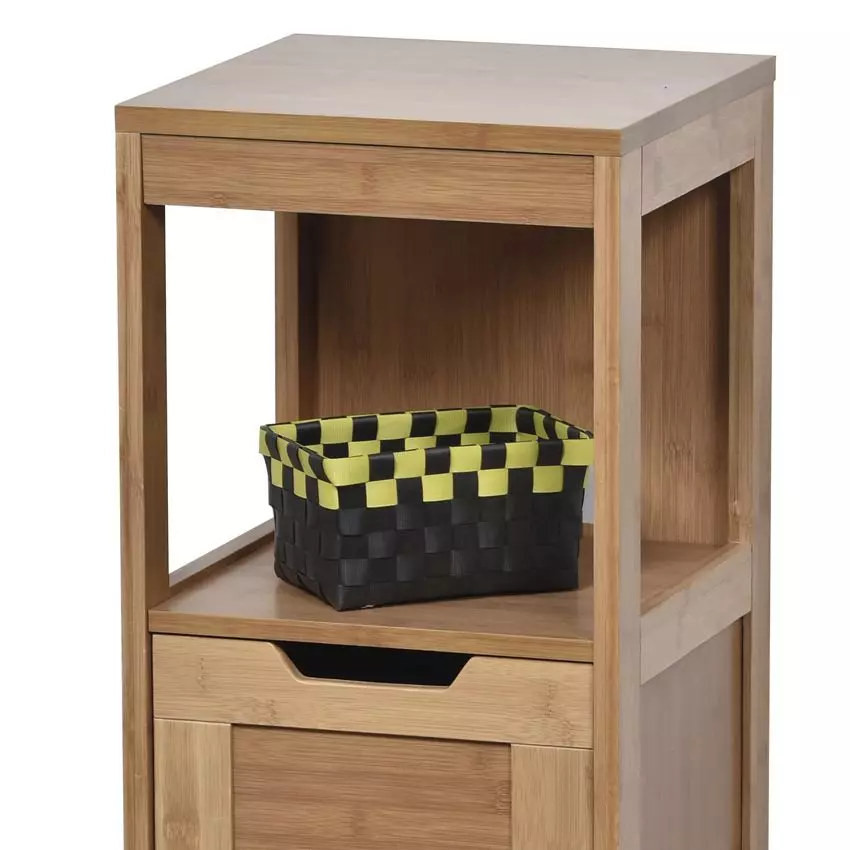 Badezimmerregal Klein Mahé Naturfarben 2