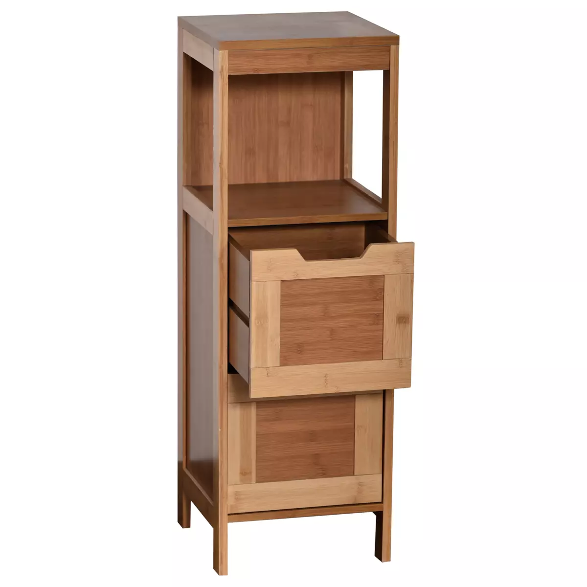 Badezimmerregal Klein Mahé Naturfarben 3