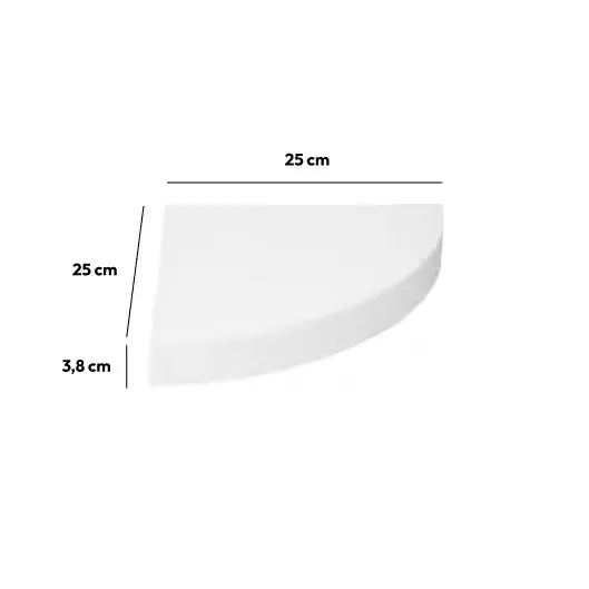 Estante esquinero Fixy Blanco	 3