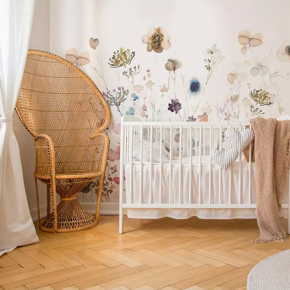 Papel pintado adhesivo (257 x 260 cm) Aleli Multicolor 1