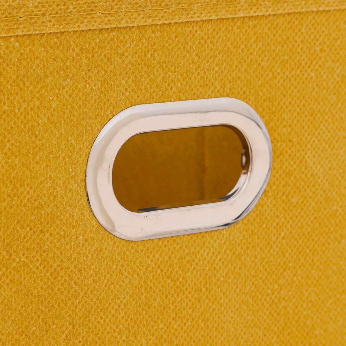 Cesta de almacenaje (15 x 31 cm) Helena Amarillo Mostaza 2