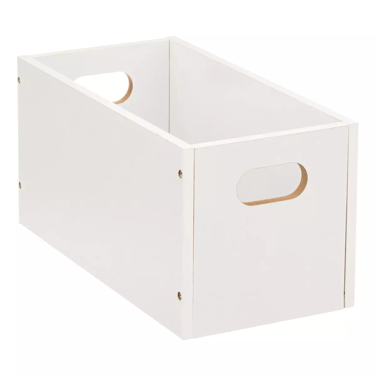 Boite de rangement (15 x 31 x 15 cm) Mano Blanc 1