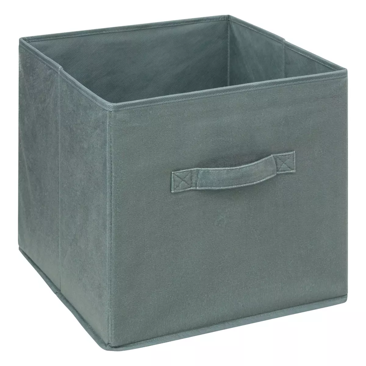 Panier de rangement (31 x 31 cm) Velours Kaki 1