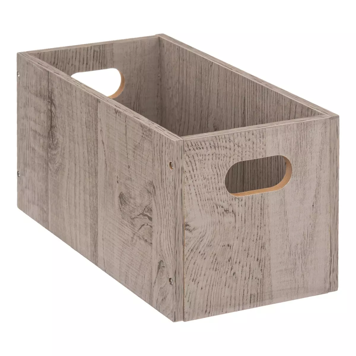 Boite de rangement (15 x 31 x 15 cm) Mano Grise 1
