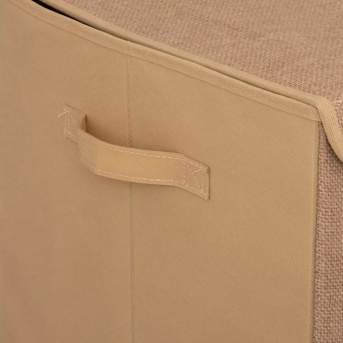 Coffre jute pliant Elio Marron 2