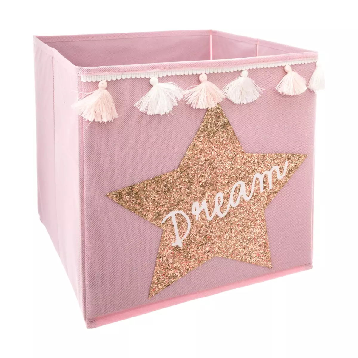 Panier de rangement Sequin Dream Rose 1