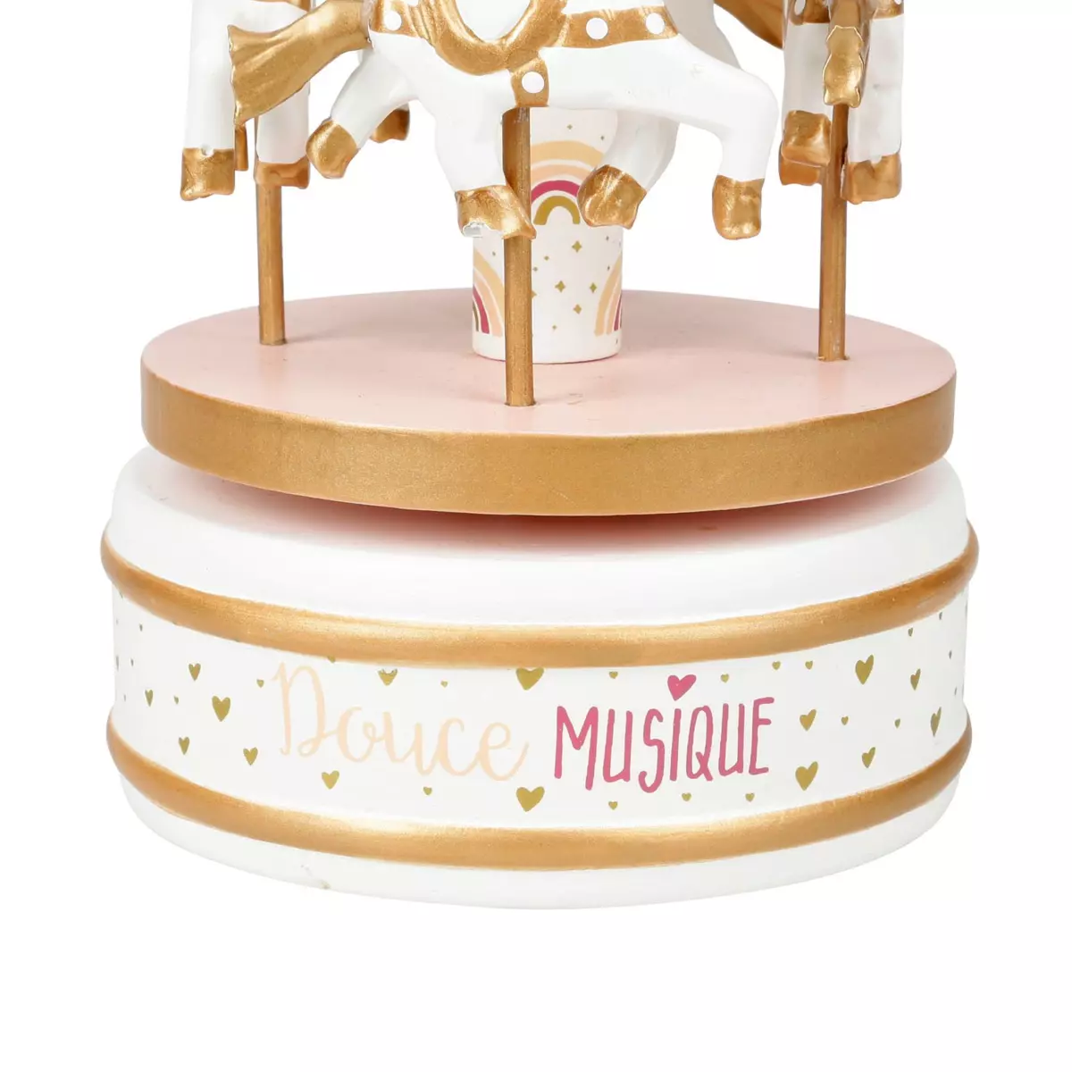 Boîte à musique Caroussel Rose 2