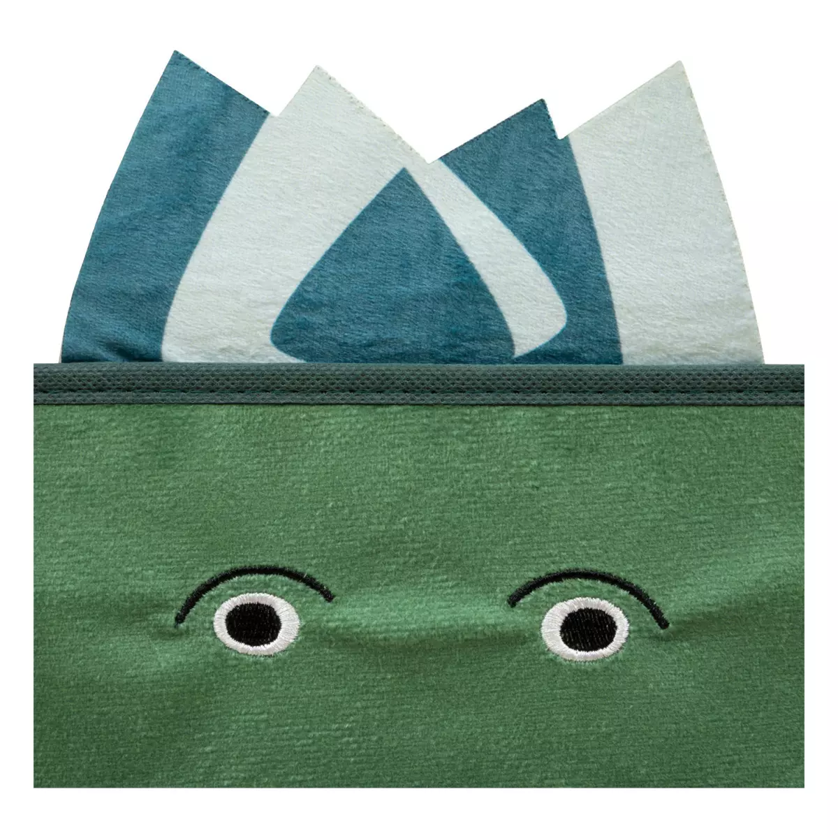 Panier de rangement enfant Dino Vert