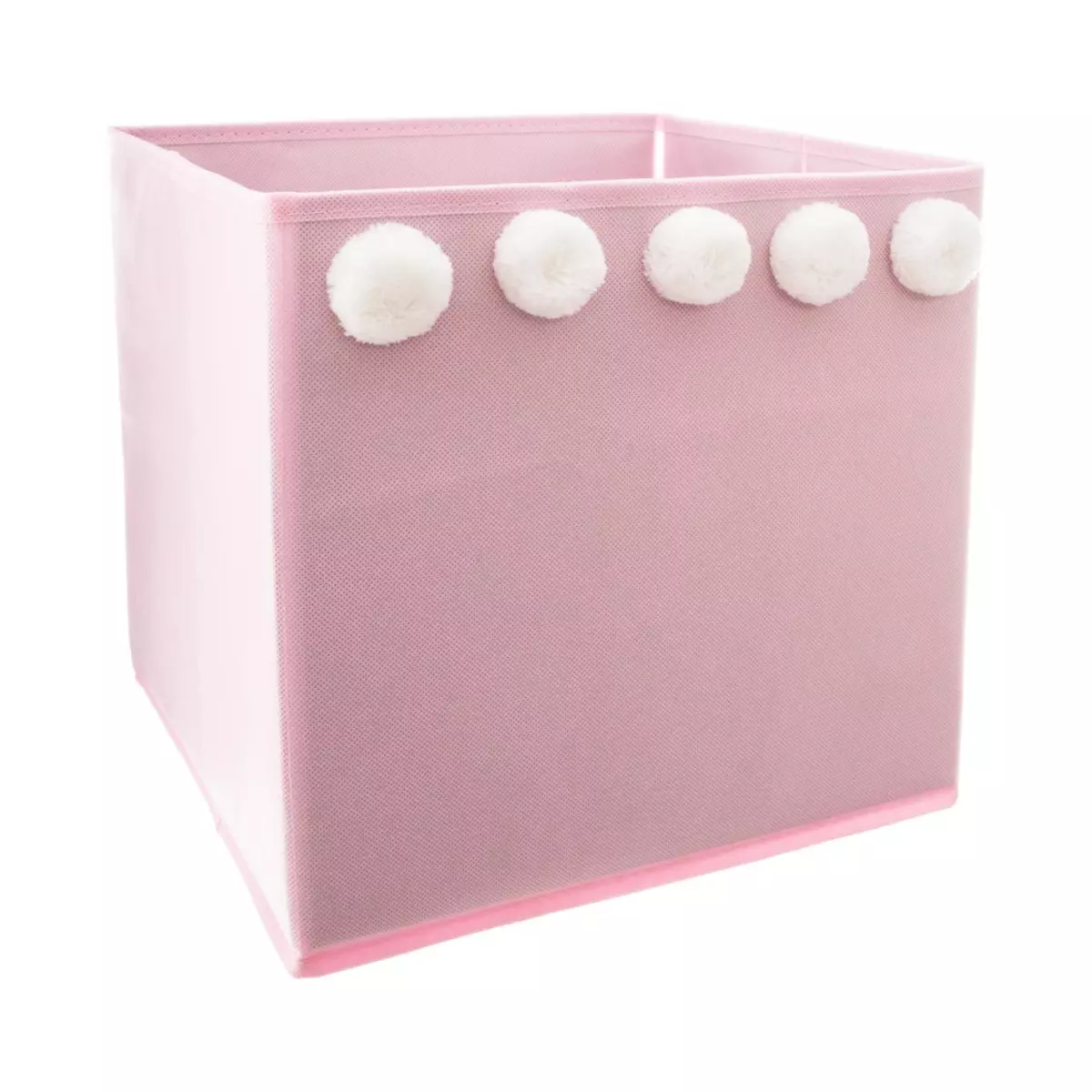 Faltbox 5 Pompons Rosa 1