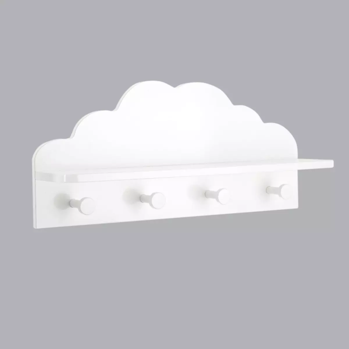 Patère Nuage Blanche 2