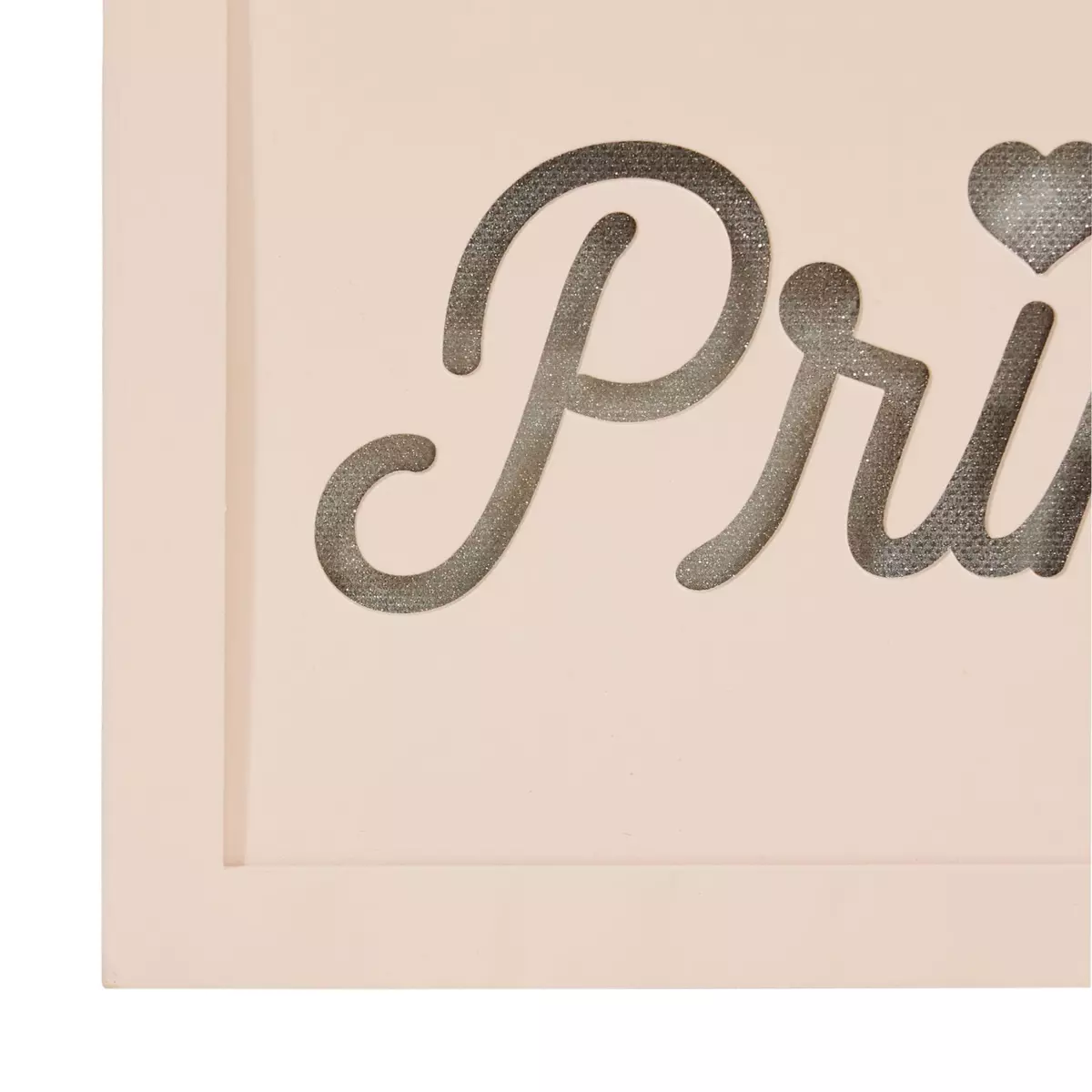 Beleuchtete Box aus Holz Princesse Rosa