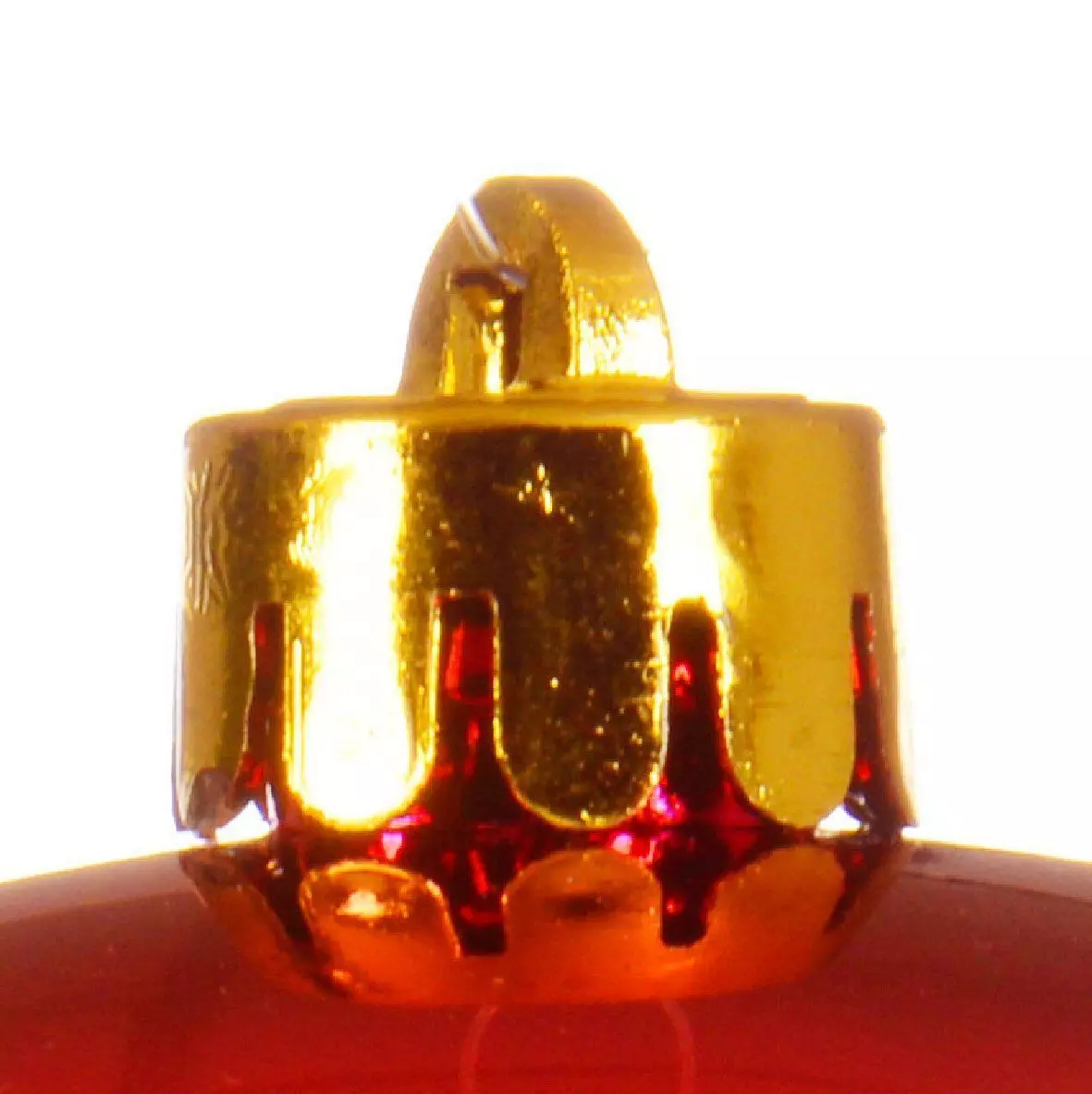 Weihnachtskugel (D140 mm) Alpin Rot 2