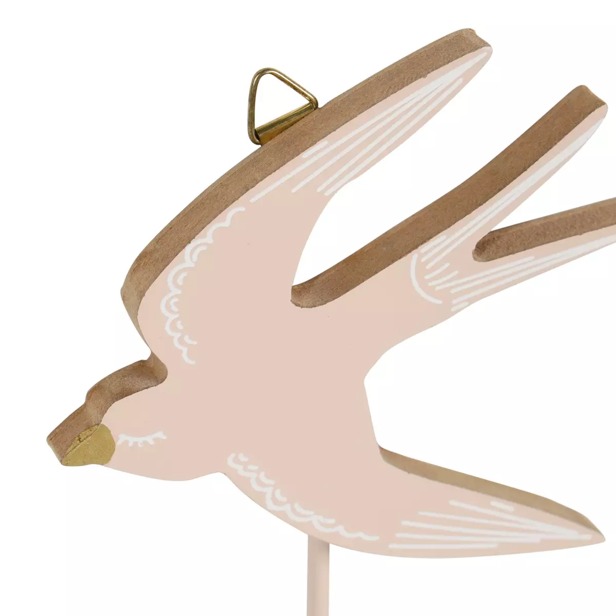 Kleiderhaken Oiseau Rosa