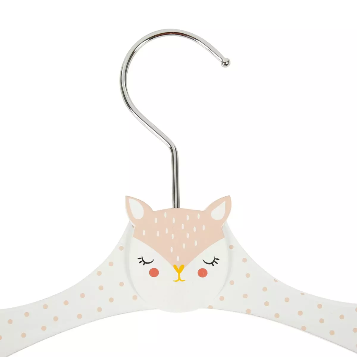 Sæt med 3 børnebøjler i træ, Biche Roses