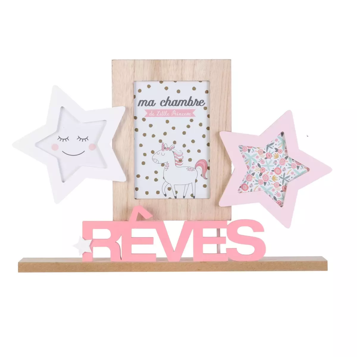 Cadre photo Rêves Rose 2