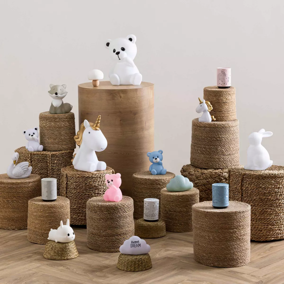 Nachtlicht Lapin Weiß 2