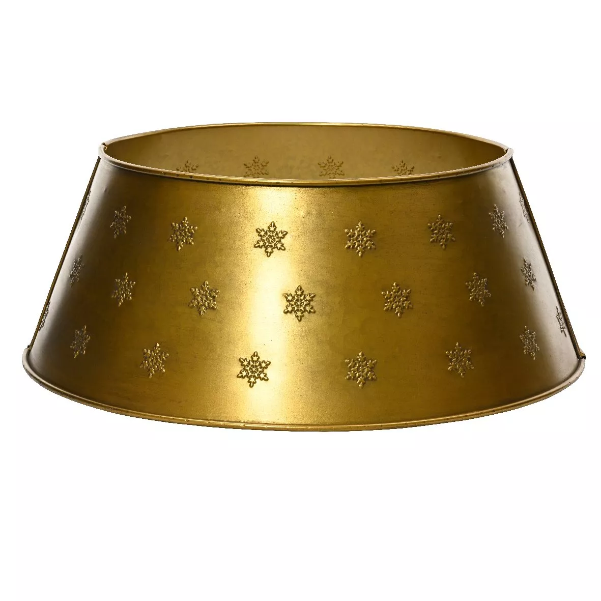 Cache pied de sapin métal (D57 cm) Antique Or